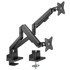 GOOBAY Stolni nosač Pro, za 2 monitora, s plinskim opružnikom, 17"-32", 9 kg, crna